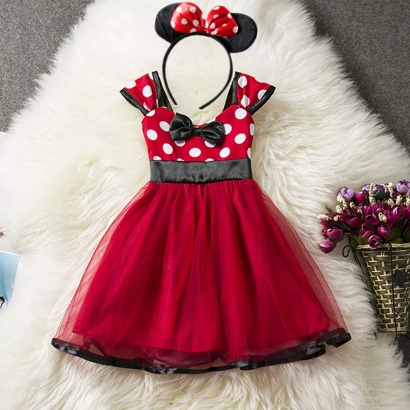 Costumes New Cute Little Girls Minnie Mouse Costume Sz5t Poshmark